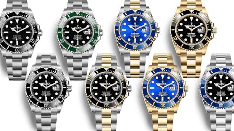 rolex submariner varianti colori